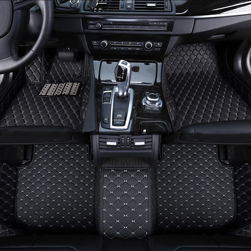 

car floor mat carpet rug ground mats leather accessories for Mercedes W463 CLA SL R230 SLK R171 chevrolet sail 2018 2017