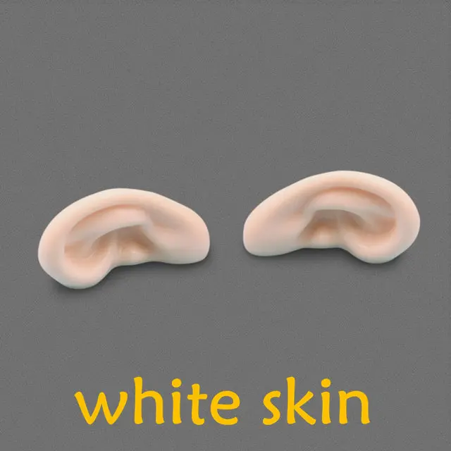 DBS blyth doll icy toy ears toy white natural tan dark and super black skin, only ears no doll 23