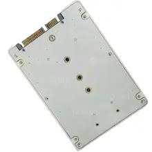 QNINE M.2 NGFF (SATA) SSD to 2.5″ SATA 3 22-Pin Converter Adapter Card with Case Enclosure 7mm Case