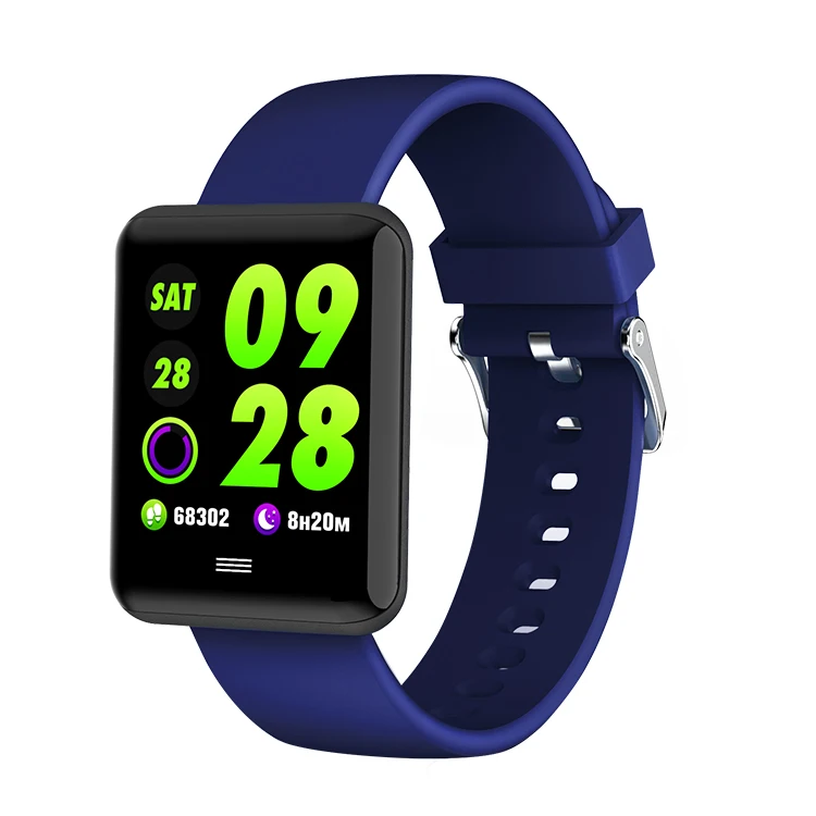 

Waterproof Fitness Tracker Heart Rate Monitor Blood Pressure Sport Bluetooth SmartWatch Lady Pedometer Tracker for Android IOS