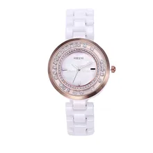 Free Delivery Kezzi Girls’s Girls Watch Okay846 Quartz Analog Ceramic Costume Wristwatches Presents Bracelet Informal Waterproof relogio