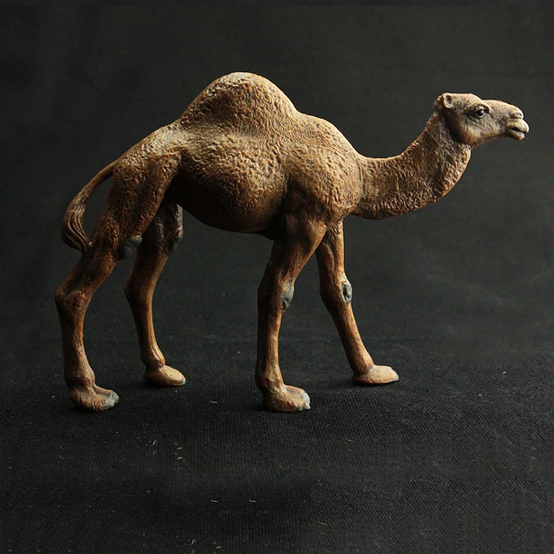 

14CM PVC High Quality Action Figure Animal Camel Model Toy Animal Figures Plastic Ornaments Toys For Children Home Decoration