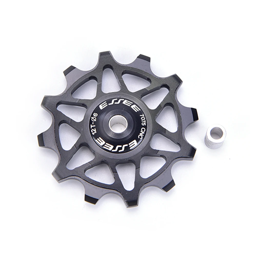 دراجة الخلفي Derailleur الألومنيوم 12 طن MTB الطريق دراجة الدراجات الخلفية Derailleur البكرة الأسطوانة المهمل تحمل جوكي عجلة أجزاء