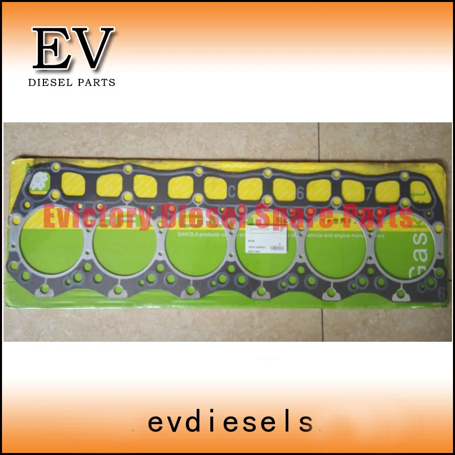 Прокладка головки цилиндра для двигателя Mitsubishi 6D16 6D16T|gasket|gasket headgasket cylinder head |