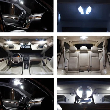 

27Pcs White In-Car Led Light Kit For Mercedes-Benz E-Class W211 2002-2008