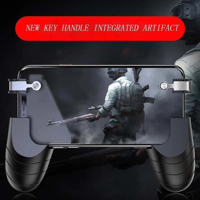 

Mobile Game fire Button with handle for tablet /phone Trigger L1R1 Shooter Controller button with handle integration for PUBG