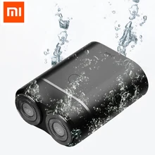 Xiaomi Mijia, Мужская электрическая бритва, бритва для влажного/сухого бритья, водонепроницаемая, перезаряжаемая, мини, для тела, Япония, сталь, немецкий, технический, мото