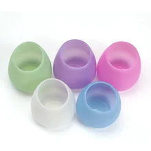 Силиконовые бокалы для вина Небьющийся бесшовный пищевой силикон стаканчики для вечеринки посудомоечная машина безопасные небьющиеся очки