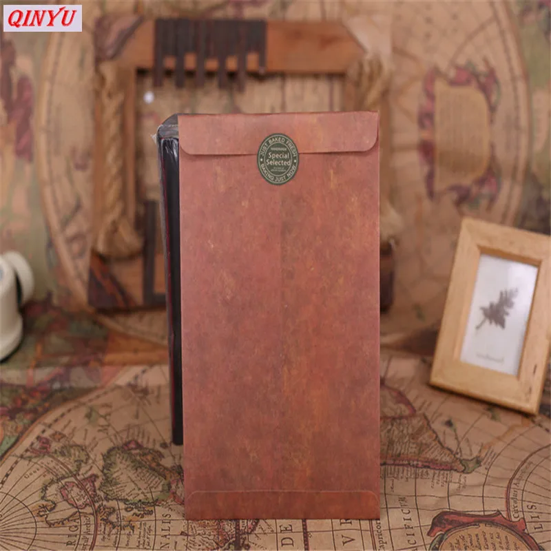 12x20cm 5Pcs Old Style Vintage Paper Envelope Brown Kraft Packaging For Greeting Card Postcard Card Small Gift Invitation6zMM231 (7)