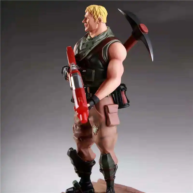 

Fort night Action figure Game surrounding model Male hammer can replace hands and guns High about 21cm Collection gift fortnight