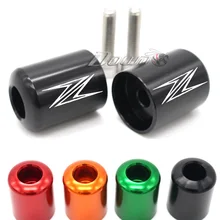 Manopole наконечники велосипедного руля Кепки Copertura слайдер аксессуары мото ЧПУ для Kawasaki Z800, Z1000, z900 Z750R Z750S Z650 Z300 Z250