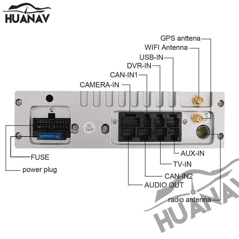 Best HUANVA Android6.0 Stereo no Car DVD Player GPS Navigation For Chevrolet Captiva 2007 2008 2009 2010 2011 2012 player Headunit 8