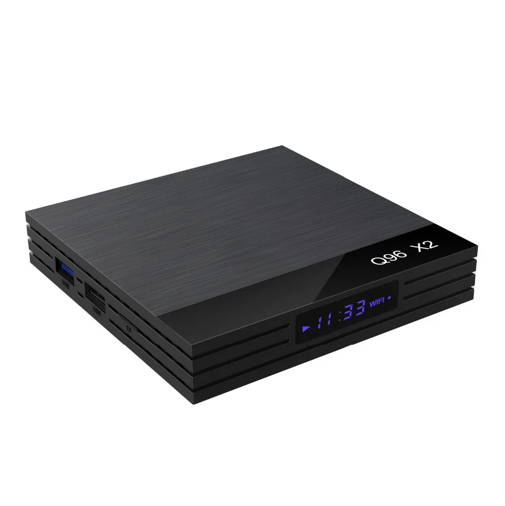 Android tv Box Q96 X2 4G 32G Amlogic S905X2 Четырехъядерный 4K HD 1080P 2 5G двойной WiFi USB3.0 медиаплеер с