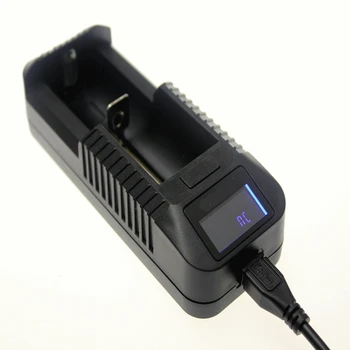 

GTF LCD Intelligent USB LCD Battery charger Smart Charger for 26650 18650 18500 18350 17670 16340 14500 10440 3.7V lithium batte