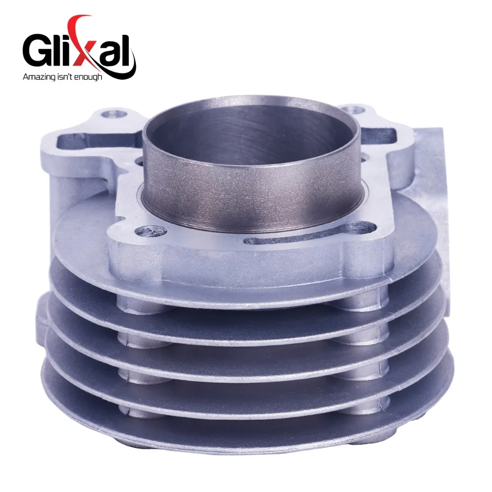 Motor de Scooter Glixal GY6 100cc 50mm 4 tiempos 139QMB 139QMA ciclomotor de gran diámetro Kit de reconstrucción de cilindro assy (69mm válvula)