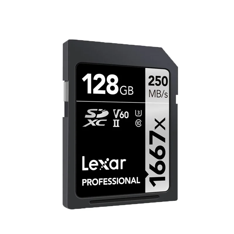 New Lexar memory Flash sd card cartao de memoria 128gb U3 SDXC UHS II 250MB s 3