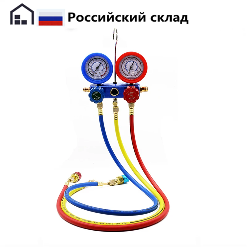 R134a Ac Gauge Refrigeration Evacuate Fill Car Air Conditioning Ac