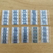 1 пакетов/лот 2512 сплав сопротивление образец посылка 10 вид X5pcs резистор посылка s R001 R010 R020 и т. д. Разъем
