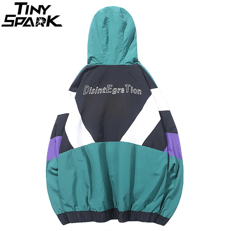 Harajuku Track Jacket Windbreaker Men Hip Hop Streetwear Hooded Jacket Color Block Autumn 2018 Casual Hoodie Jacket Coat Hipster Harajuku Track Jacket Windbreaker Men Hip Hop Streetwear Hooded Jacket Color Block Autumn 2018 Casual Hoodie Jacket Coat Hipster