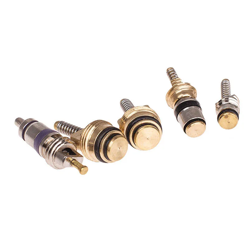 100 шт./кор. HVAC R134A/R12 A/C Воздушный Автомобильный ниппель демонтаж сердцевины клапана и удаления Набор инструментов 1/" 5/16" QJ888