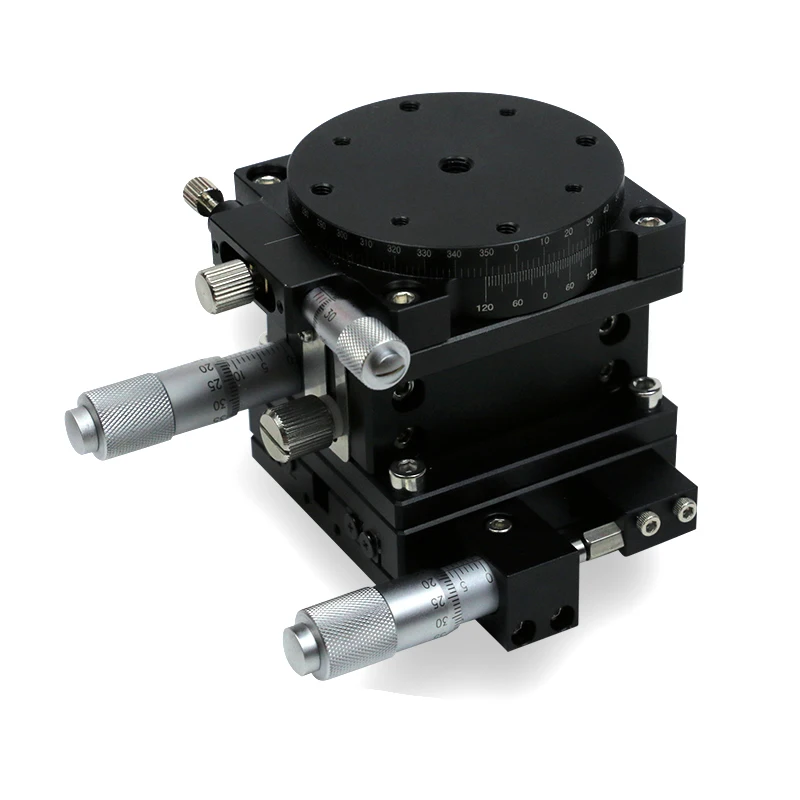 

XZR axis 60 manual displacement table, precision lifting slide XZR60-R high precision optical platform fine adjustment frame