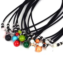 Miasol модное ожерелье для женщин Подарки драгоценные камни натуральный камень кулон ожерелье для женщин вечерние ювелирные изделия подарок