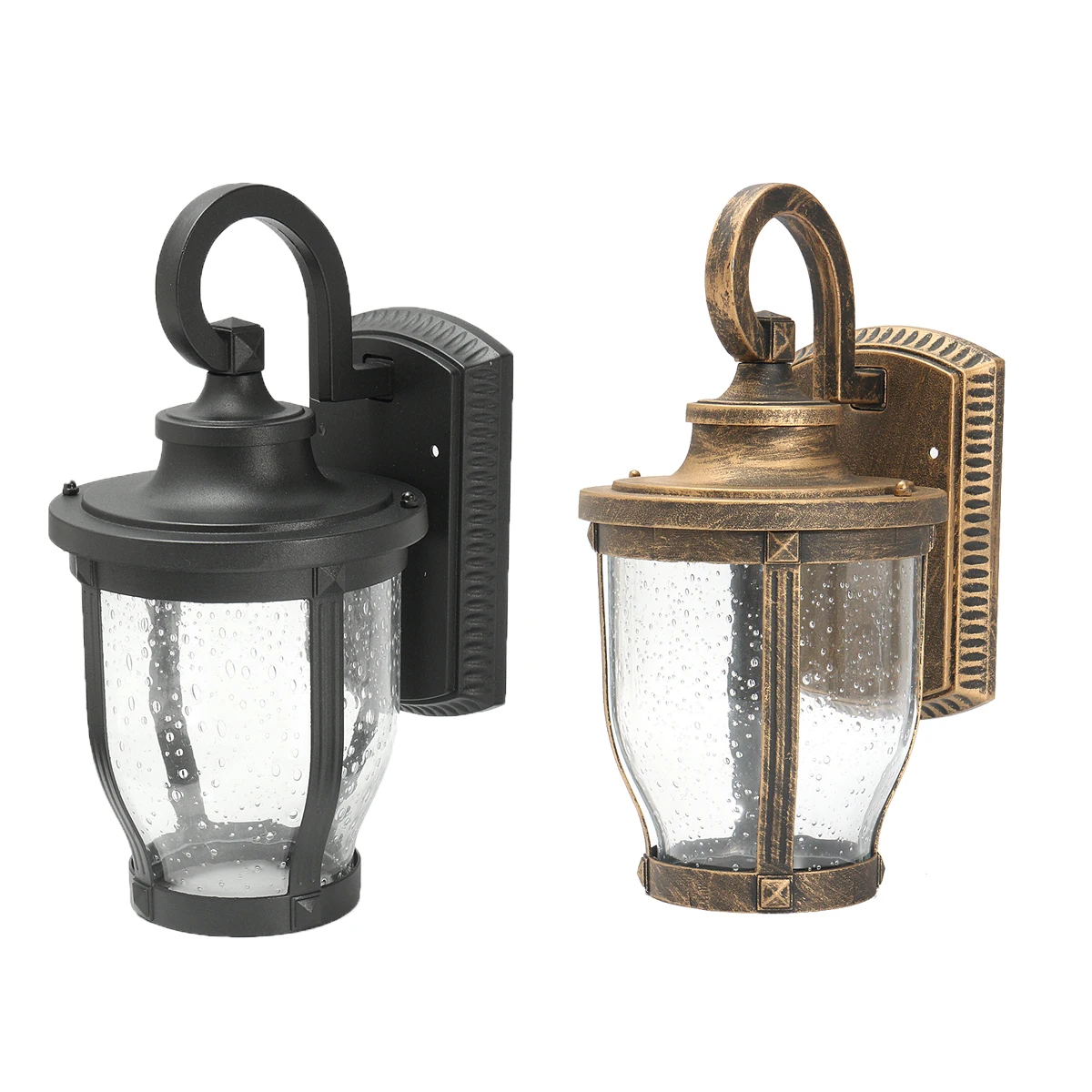 Black/Bronze Loft Retro Wall Lamp Antique Glass Industrial Wall Light Fixture E27 Bulb for Restaurant Aisle Corridor Patio Black/Bronze Loft Retro Wall Lamp Antique Glass Industrial Wall Light Fixture E27 Bulb for Restaurant Aisle Corridor Patio