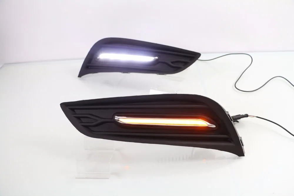 Qirun led drl daytime running light for Buick Verano 2015 2016 with