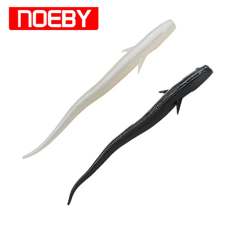 Noeby pêche leurre souple odorant Worm 10cm 3,5g couleur 206