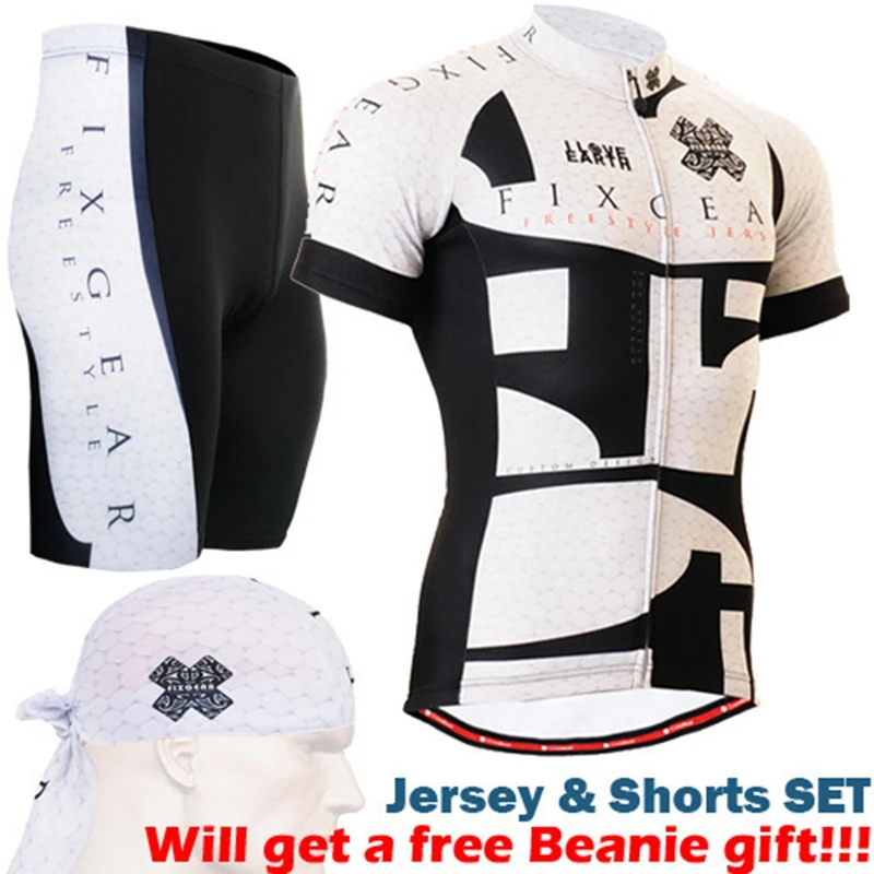 

Black White Short Sleeve Cycling Sets Bicycle Wear MTB Cycling Clothing Ropa Ciclismo Bike Cycle Uniform Racing Cycling Set