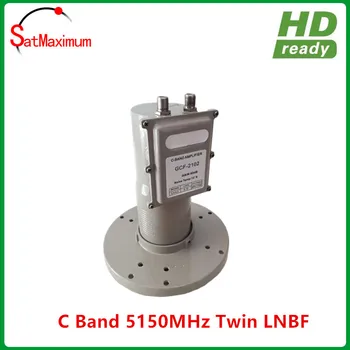 

hot selling 5150MHz C band twin Output wideband LNBF with input 3.4-4.2GHz