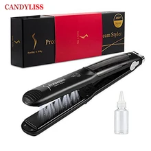 Профессиональный, с аргановым маслом паровой выпрямитель для волос плоский утюжок инъекции живопись 450F выпрямители Уход за волосами Инструменты для укладки