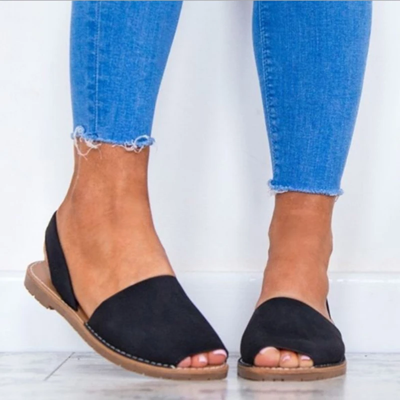 

Flats Sandals Summer Women Sandals Trendy Casual Shoes For Woman Rome Style Sandals Female Plus Size 35-43