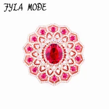 38*38mm Copper Jewelry Gift Micro Pave AAA Zircon CZ Round Spacer Connector For Fashion Bracelet Necklace Jewelry Making CHF561