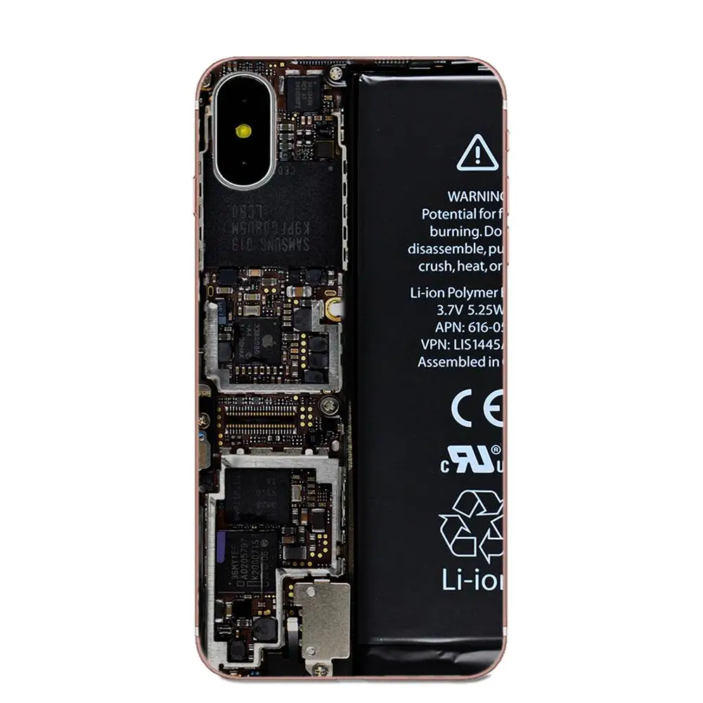 Чип внутренняя плата для Huawei P8 P9 P10 P20 P30 Mate 7 8 9 10 20 Lite Plus Pro 2017 Мягкий ТПУ