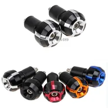 1 Pair 7 8 22mm CNC Motorcycle Handlebar Grips Ends Plug For Suzuki GSXR 600 750