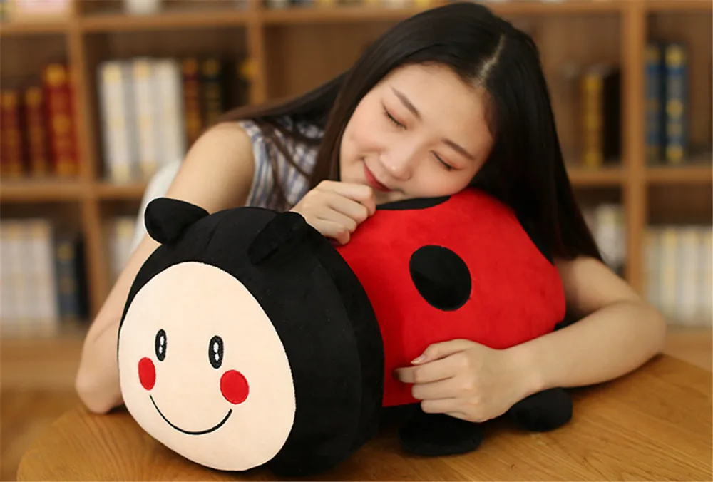  Giant Stuffed Lovely Plush Soft Red Ladybird Toy2