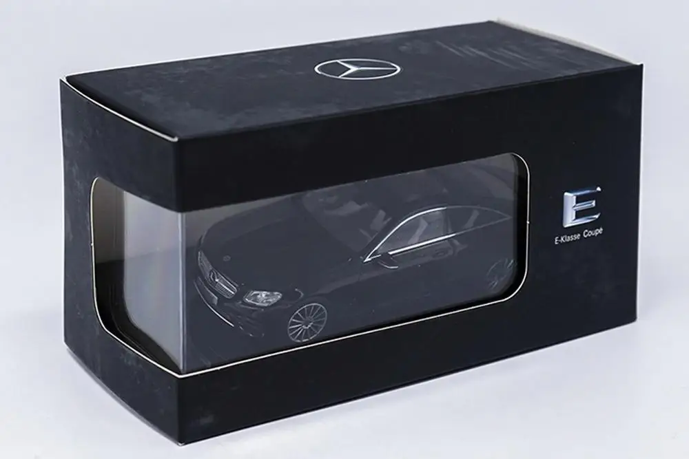 1/43 Mercedes-Benz E-Class Coupe черный литой автомобиль коллекция моделей