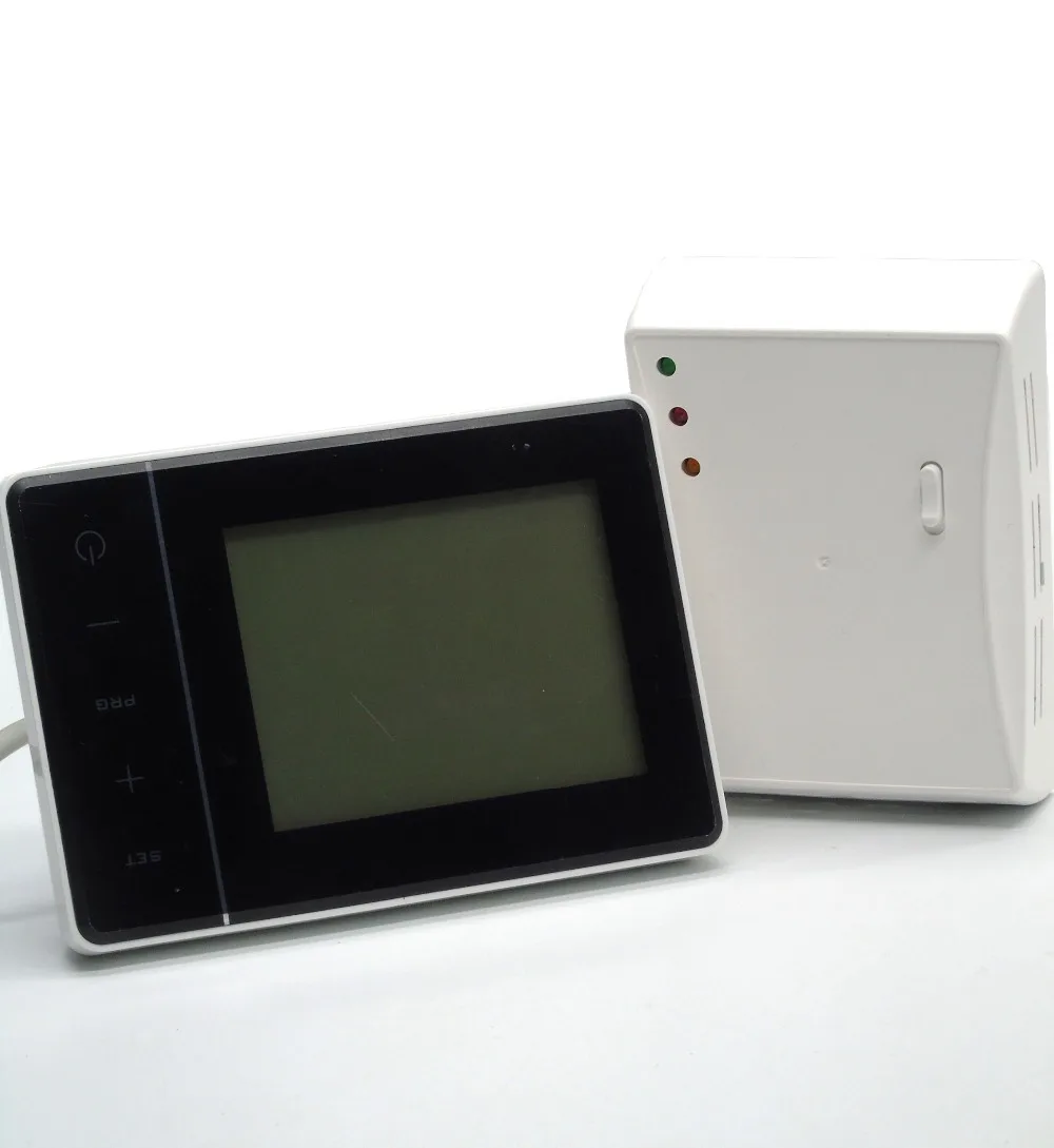 Программируемый беспроводной контроллер термостата котла с деталями