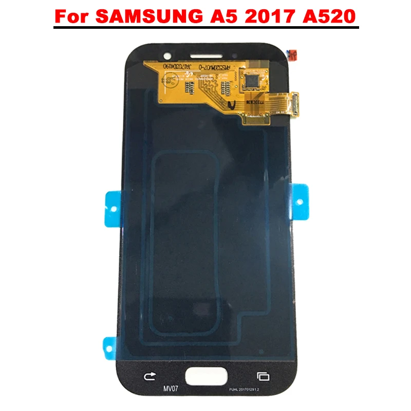 

New Super AMOLED LCD A5 2017 A520 A520F SM-A520F Display 100% Tested Working Touch Screen Assembly For Samsung Galaxy a520 lcd