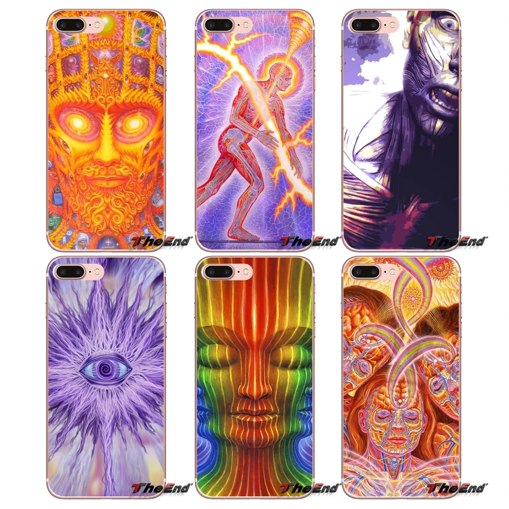 For Huawei G7 G8 P7 P8 P9 Lite Honor 4C 5X 5C 6X Mate 7 8 9 Y3 Y5 Y6 II 2 Pro 2017 Alex Grey Accessories Phone Cases Covers | Мобильные