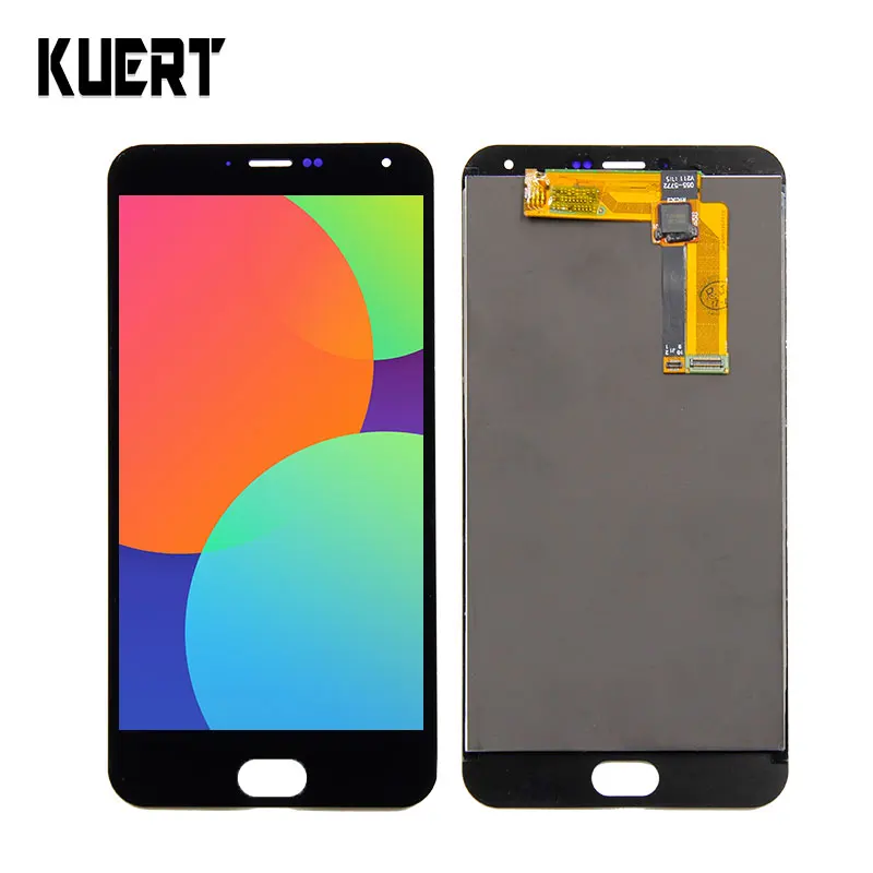KUERT LCD For Mei zu M2 Note LCD Display Digitizer Screen Touch Panel Glass Sensor Assembly 1920*1080 Replacement Parts + Tools