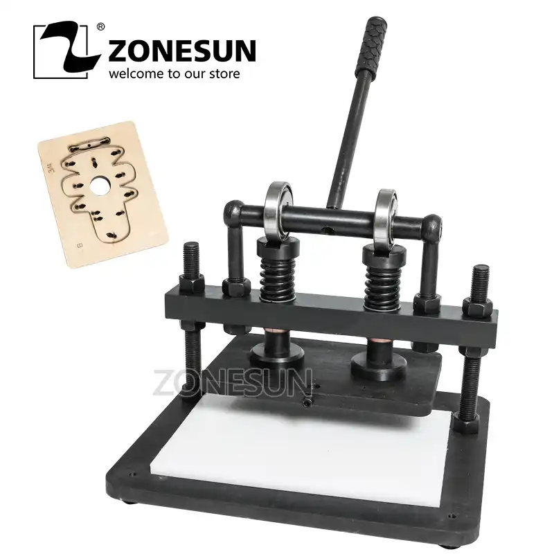 ZONESUN 2616 см сделай сам ручная машина для резки кожи фотобумага ПВХ/эва листорезка