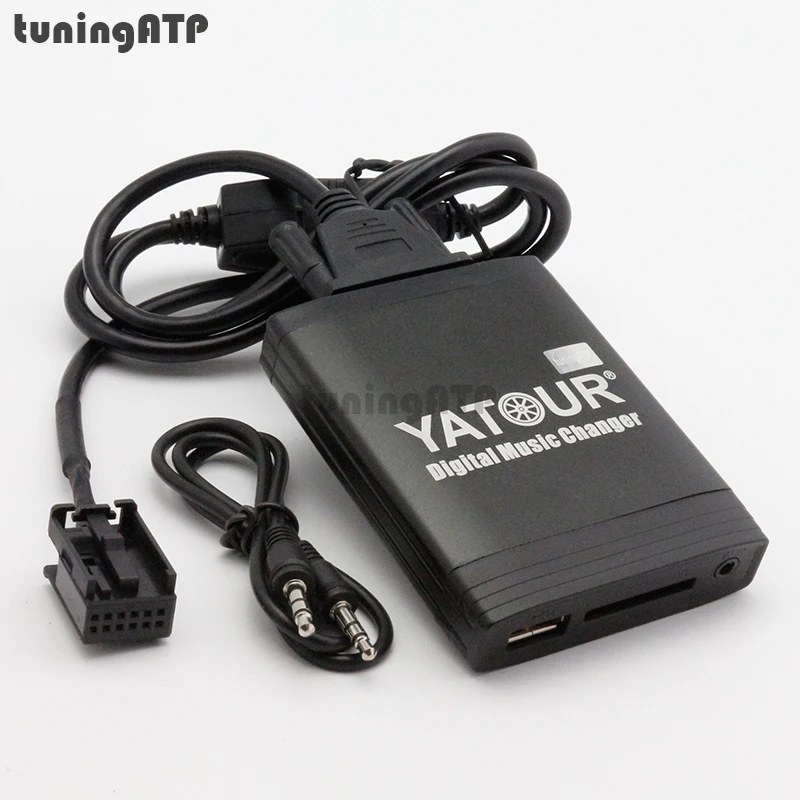 Цифровой музыкальный адаптер YATOUR внешний USB MP3 для Peugoet Blaupunkt RD4 Radio|mp3 car cassette adapter|mp3