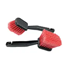 Автомобильная Ручка Очиститель обода шины красные Авто чистые инструменты для детализации уход чистящие средства стирка