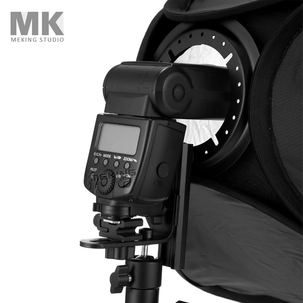 Meking софтбокс для вспышки Speedlite SpeedLight вспышка света 80 cm/3" E8080 Софтбокс диффузор с l-образным Форма адаптер