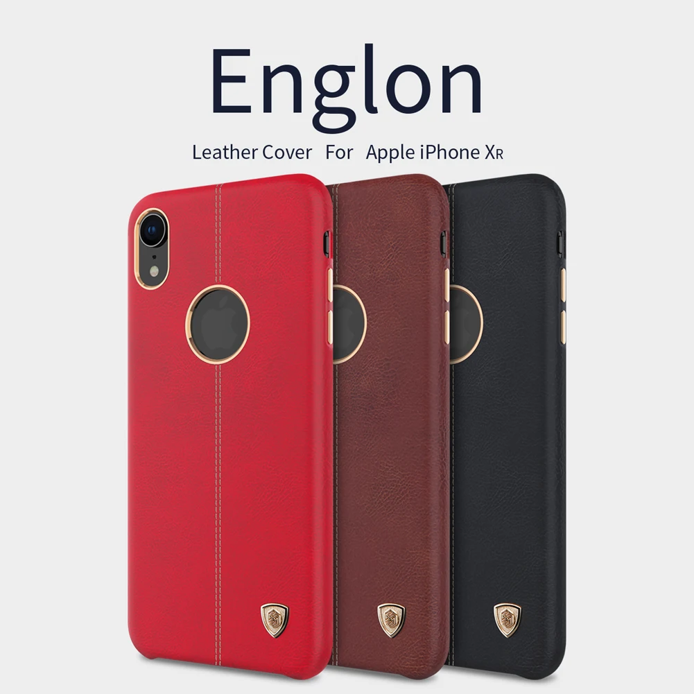 

For iPhone XR Case Cover NILLKIN High Quality PU Leather Back Cover For Apple iPhone XR Case For iPhone XR Cover 6.1 inch