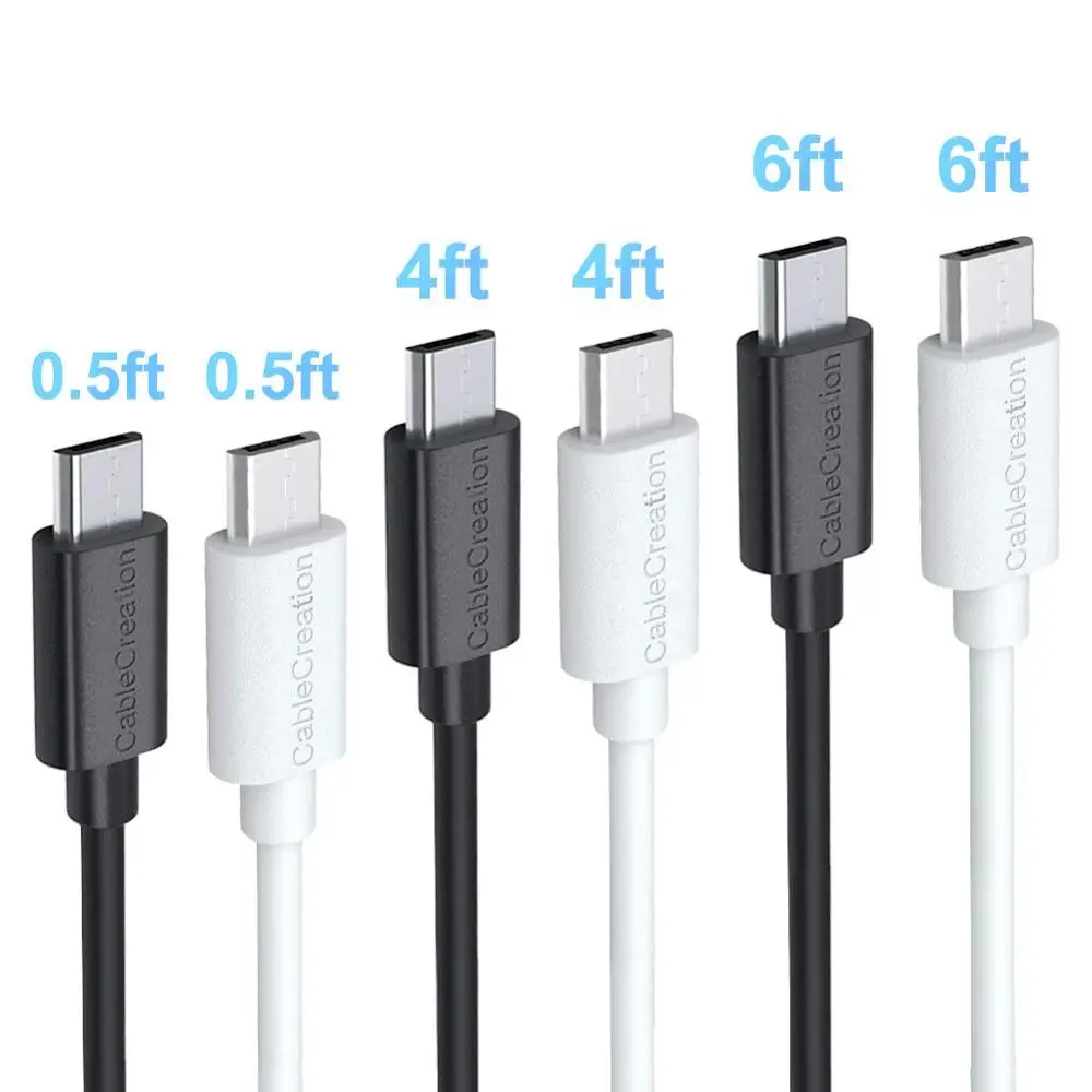 USB Charge Cable CableCreation [3-Pack] 2.0 A Male to Micro B Sync Cables 0.5ft/4ft/6ft | Электроника