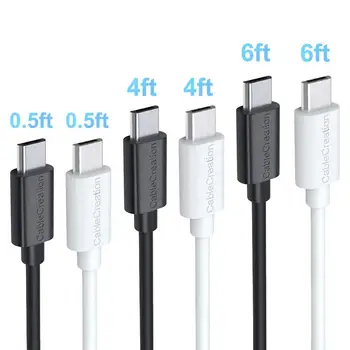 

USB Charge Cable, CableCreation [3-Pack] USB 2.0 A Male to Micro USB B Male Sync Charge Cables, 0.5ft/4ft/6ft