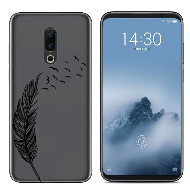 Case for Meizu 16 16X 16th 16 Plus Soft TPU Back Cover for Meizu M5 note M6 note M5C MX6 M6S Pro 6 Silicone Protective Fundas (16)